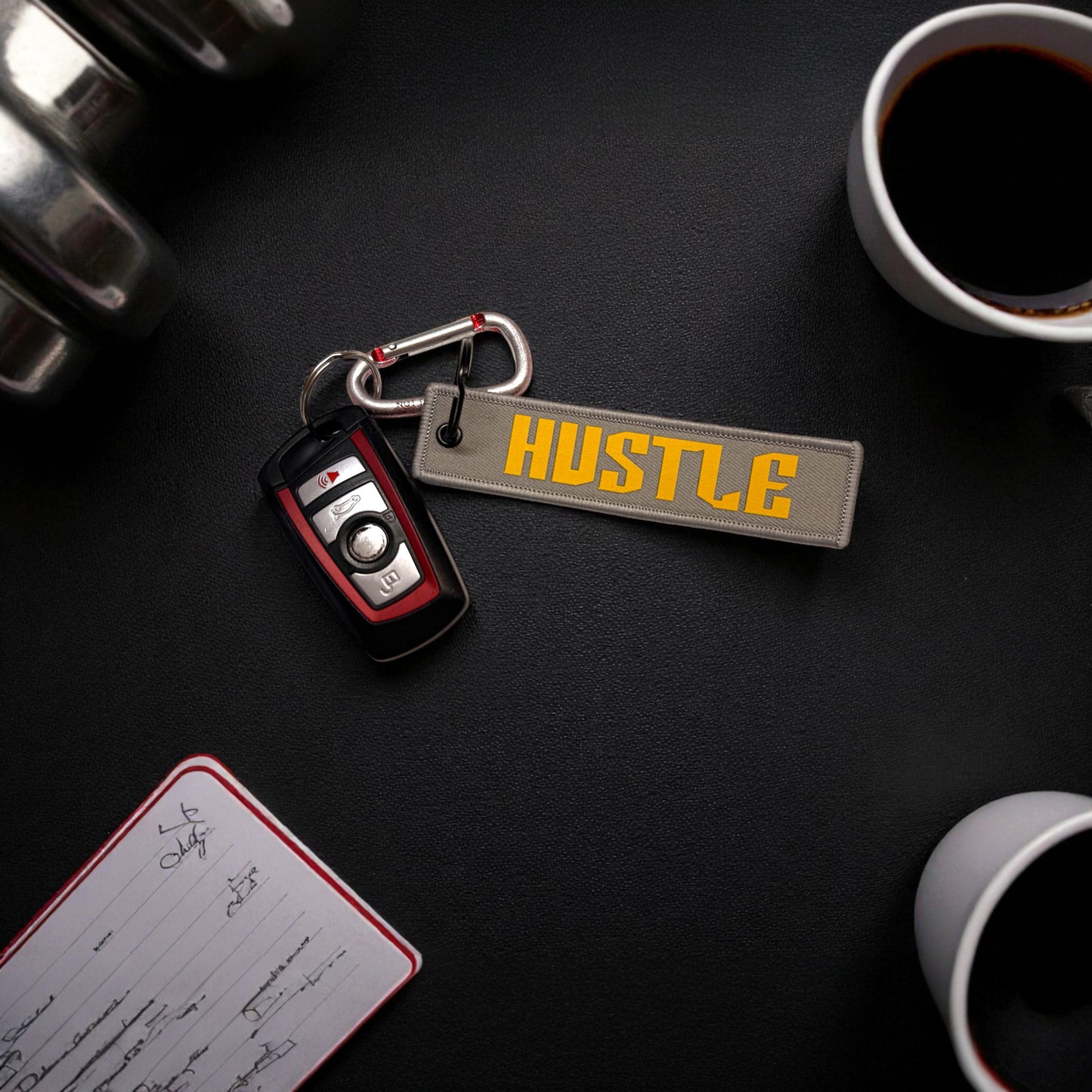 Custom Keychain – Personalized Double-Sided Jet Tag, Any Text, Any Logo