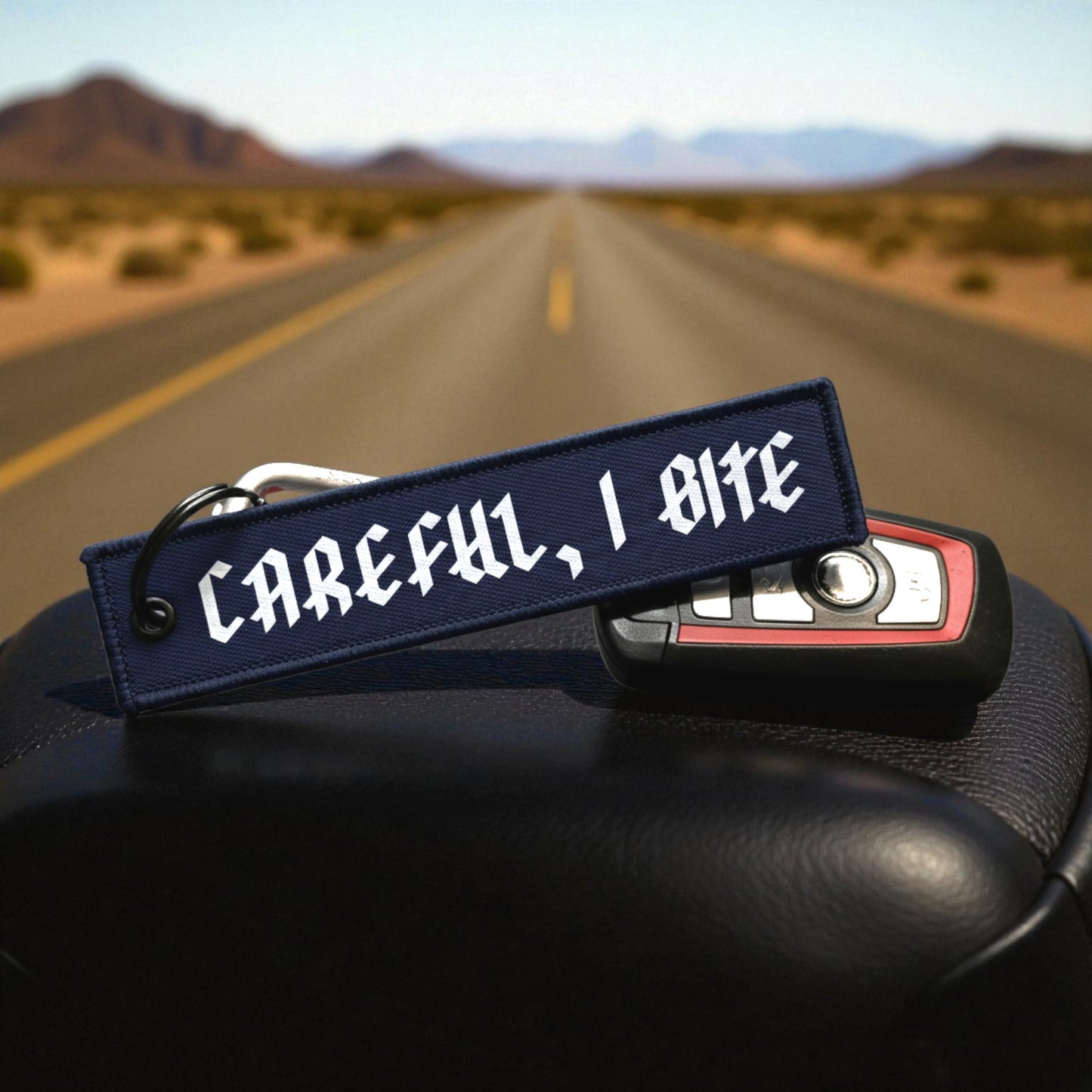 Custom Keychain – Personalized Double-Sided Jet Tag, Any Text, Any Logo