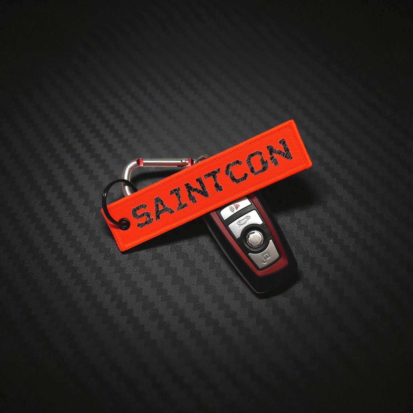 Custom Keychain – Personalized Double-Sided Jet Tag, Any Text, Any Logo