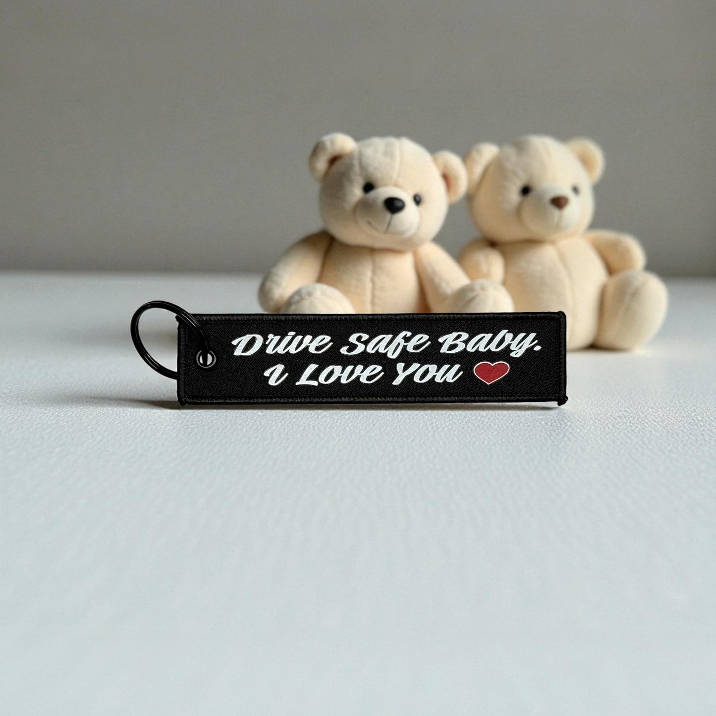 Custom Keychain – Personalized Double-Sided Jet Tag, Any Text, Any Logo