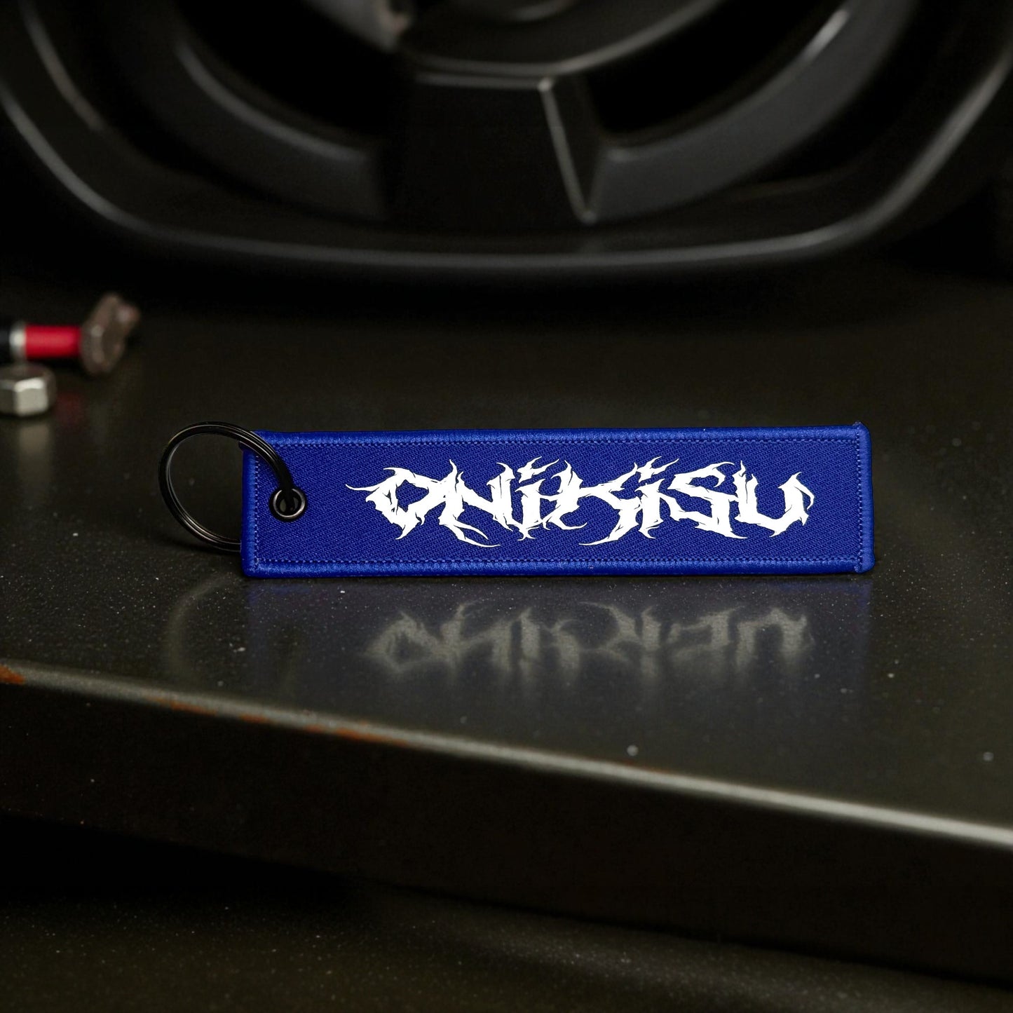 Custom Keychain – Personalized Double-Sided Jet Tag, Any Text, Any Logo