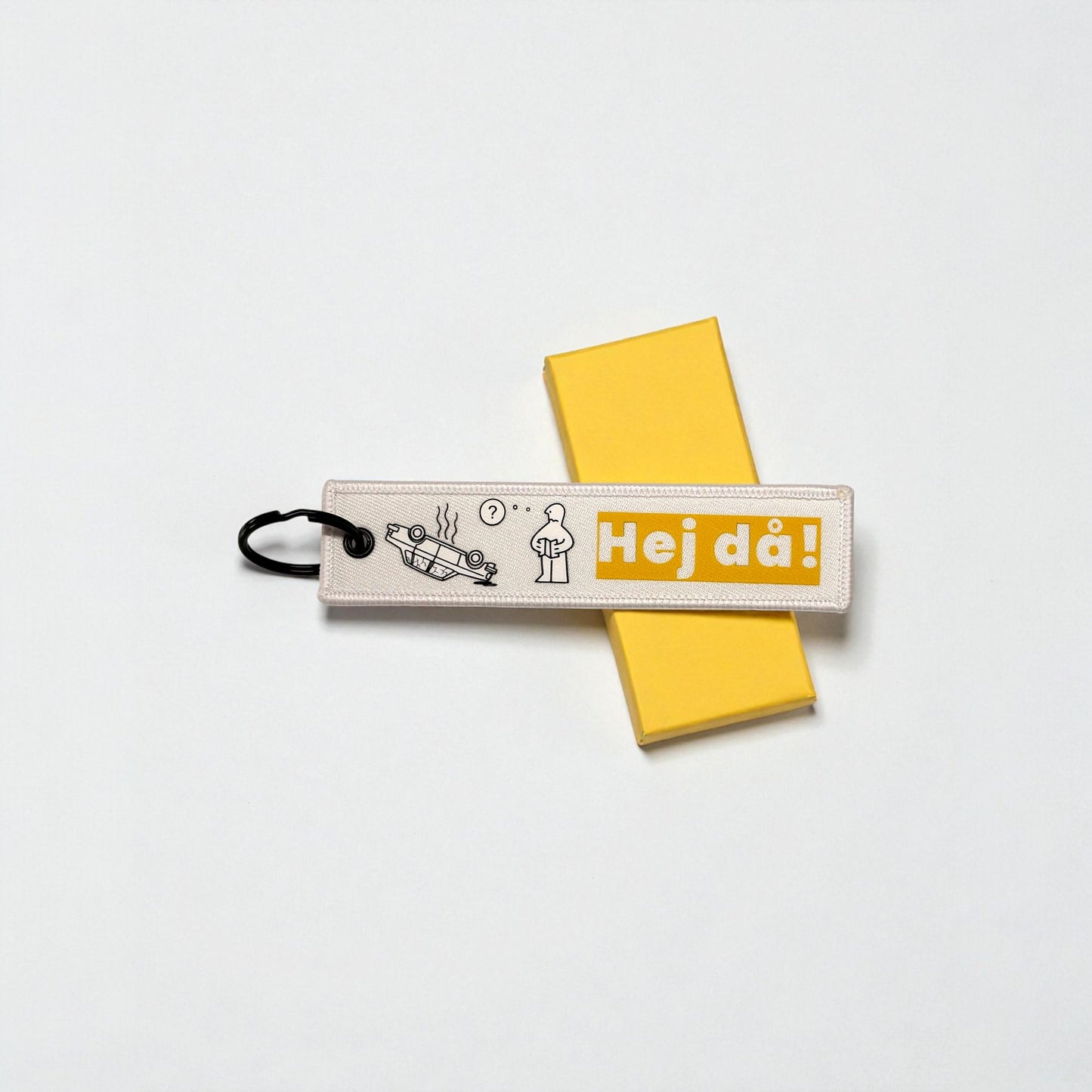 Custom Keychain – Personalized Double-Sided Jet Tag, Any Text, Any Logo