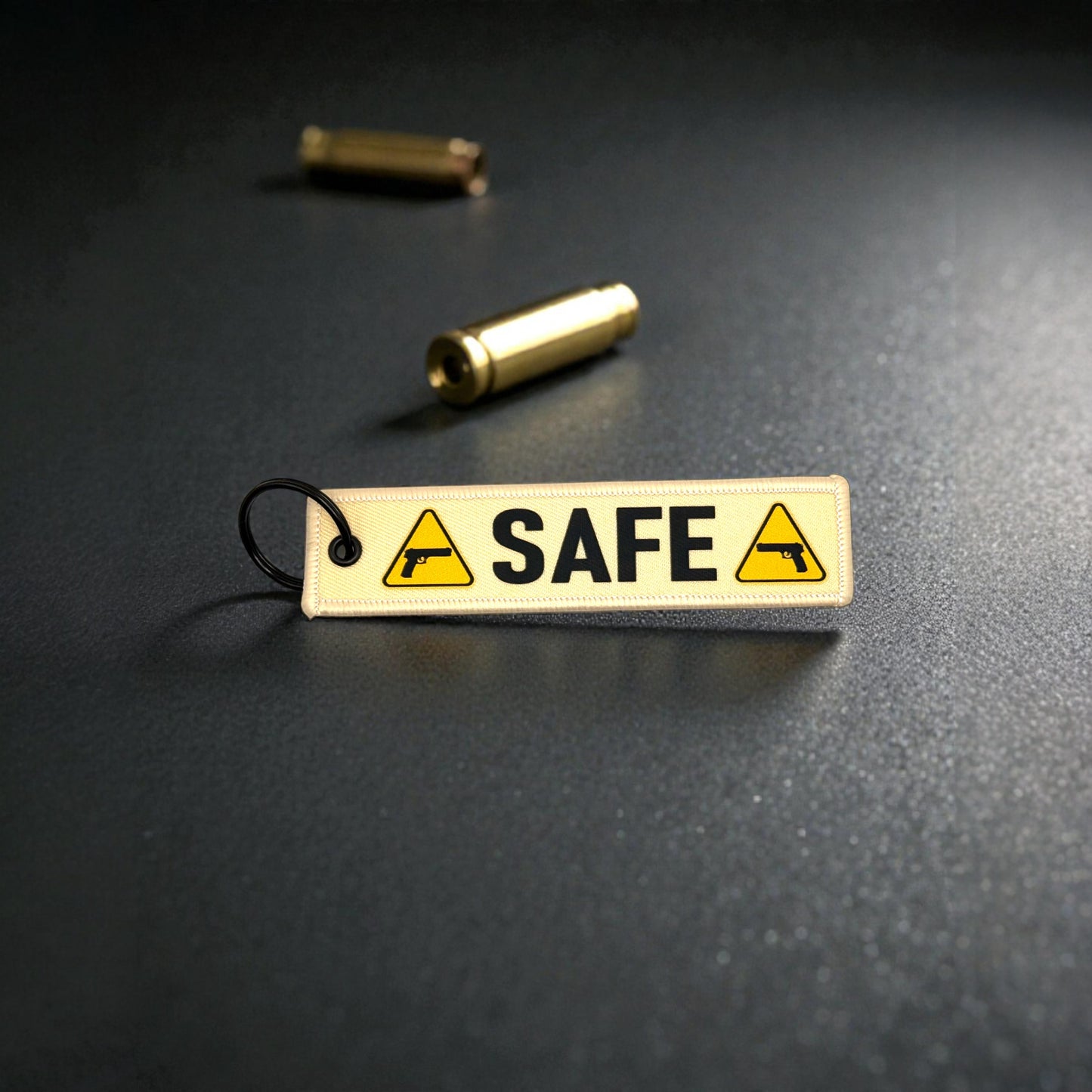 Safe Jet Tag Keychain, Tactical Style Keyring