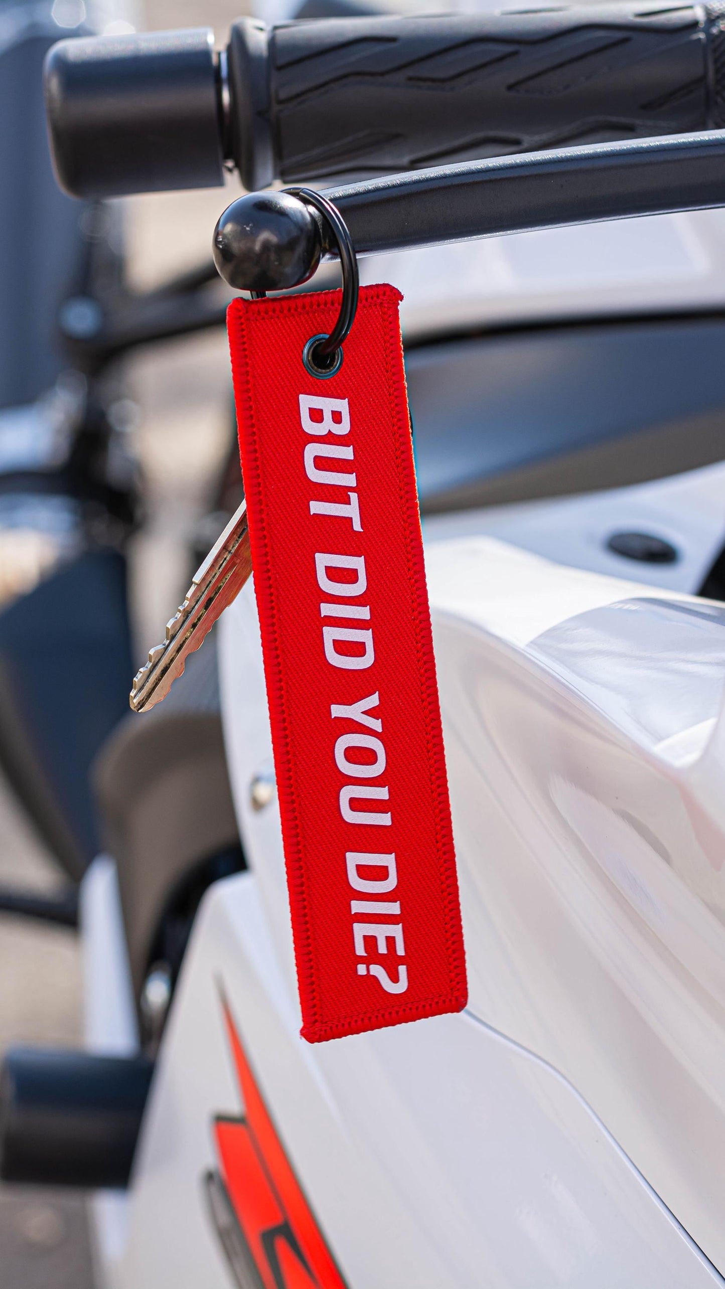 But Did You Die? Jet Tag: Double-Sided Keychain