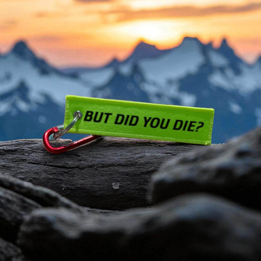But Did You Die? Jet Tag: Double-Sided Keychain