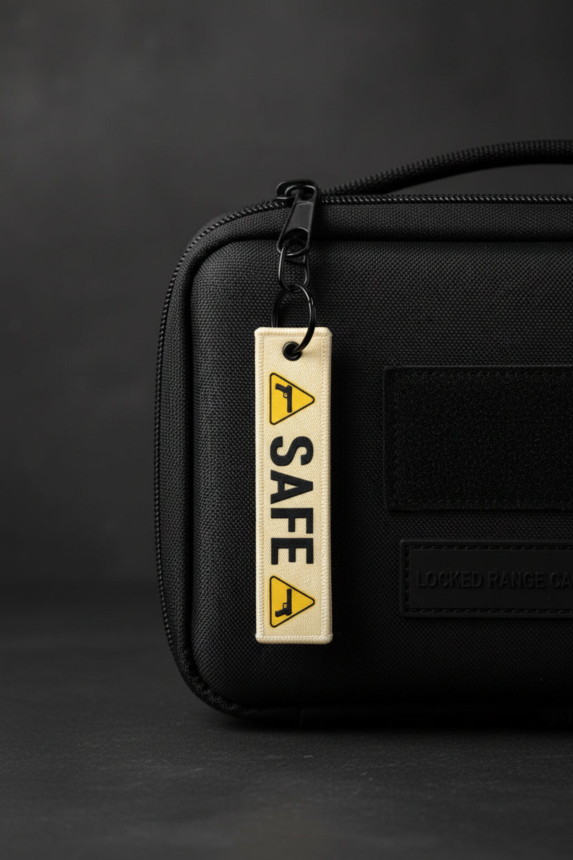 Safe Jet Tag Keychain, Tactical Style Keyring